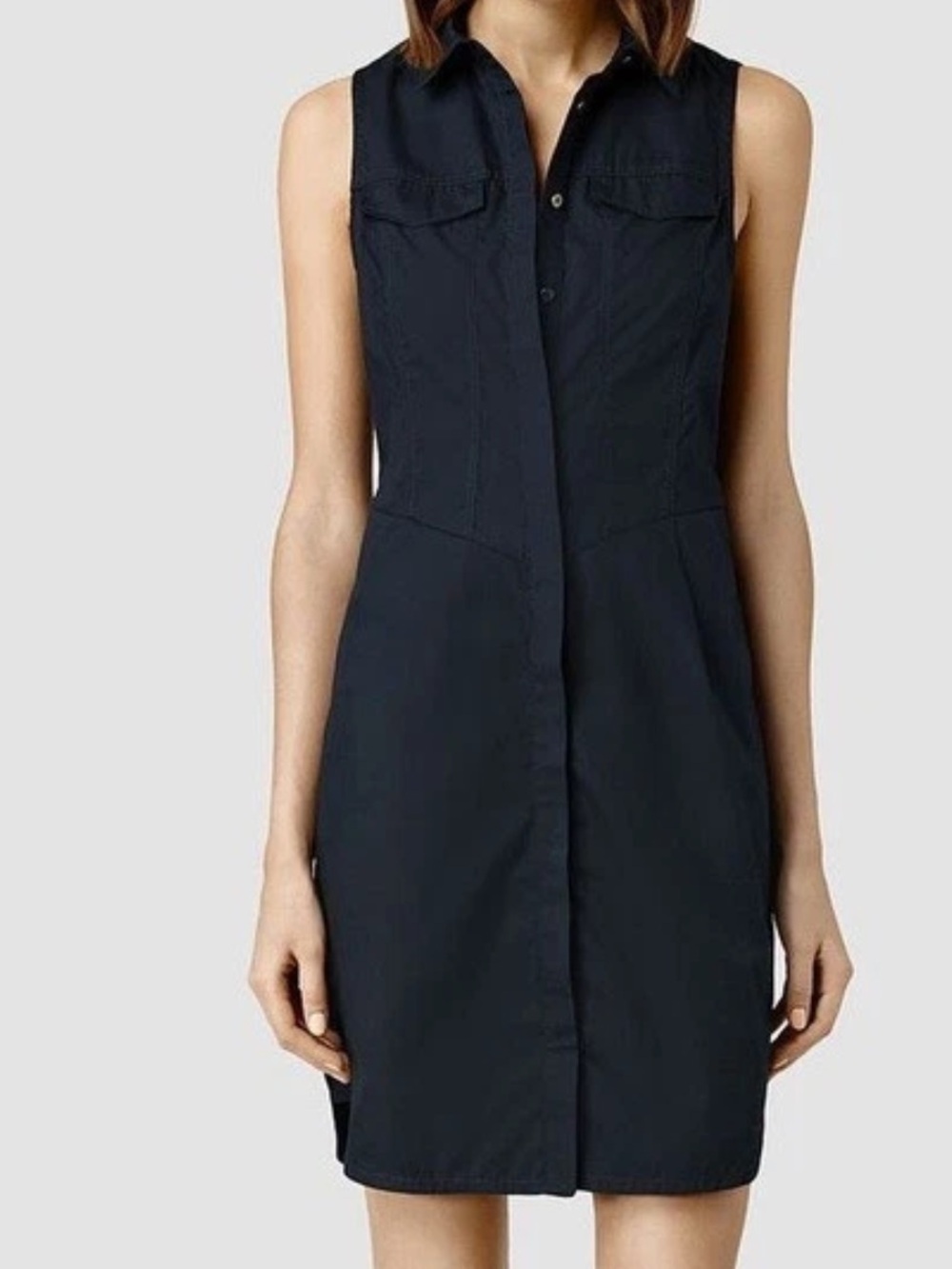 ALLSAINTS  Aimee Deep Ink Blue Dress. Retails $178 Price $85 All Saints Size US6